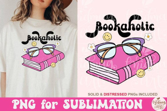 Download Bookaholic Png Digital Download Art - Digital download Collection